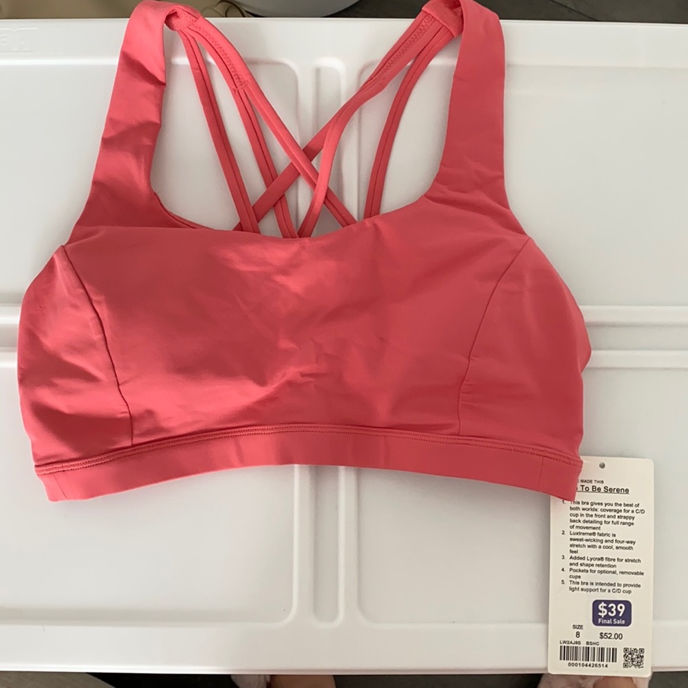 LuLu lemon Free to be serene bra